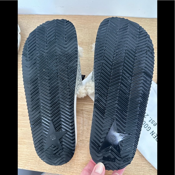 Golden Goose PoolStar Glitter Shearling Slides - 41 - Fits Size 9 - Picture 6 of 8